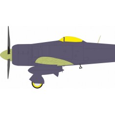 1/32 Hawker Sea Fury FB.11 Fighter Canopies Masking for DBMK Kit