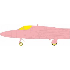 1/32 Hawker Hunter T.7/T.7A Canopies Masking for Revell Kit