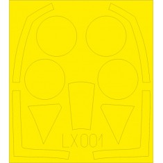 1/24 Hawker Typhoon Mk.Ib Paint Mask for Airfix A19002 kit
