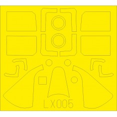 1/24 Grumman F6F-5 Hellcat Paint Masks for Airfix kits