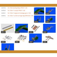 1/48 Fw 190A-7 Super Detail Set for Eduard kits