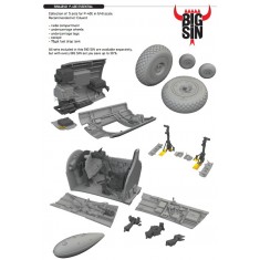 1/48 P-40E Essential Super Detail Set for Eduard kits
