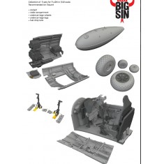 1/48 Curtiss P-40N Warhawk Super Detail set for Eduard kits