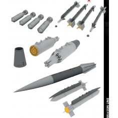 1/48 MiG-21F Armament Super Detail set for Eduard kit