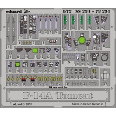 1/72 Grumman F-14A Tomcat Colour Photoetch Set Vol.2 for Hasegawa kit