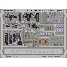 Colour Photoetch for 1/72 McDonnell Douglas RF-4C Phantom II for Hasegawa kit