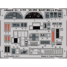 Coloured Photoetch for 1/72 Mitsubishi Ki-67 Hiryu/Peggy for Hasegawa kit