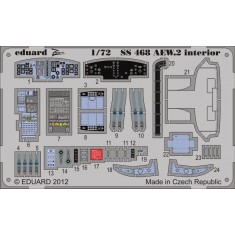 1/72 Westland Sea King AEW.2 Interior Coloured Self-Adhesive Photoetch for Cyber Hobby kit