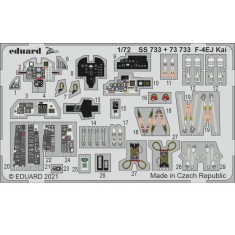 1/72 McDonnell F-4EJ Kai Phantom II Detail set for FINE MOLDS kits