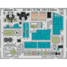 1/72 Nakajima J1N1-S Gekko Detail Set for Fujimi/Hobby 2000 kits