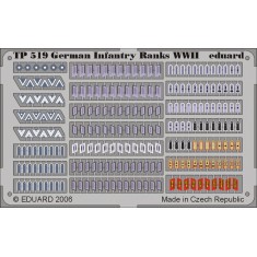 Colour Photoetch for 1/35 WWII German Infantry Ranks