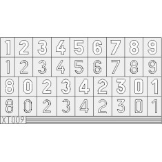 1/35 German Numbers (Large)