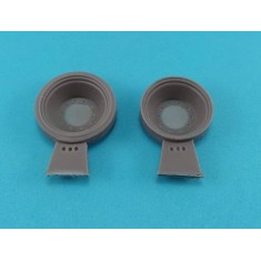 1/35 M26/46/47/48A1 First Series Spare Steel Wheels (2pcs) w/Mud Shield