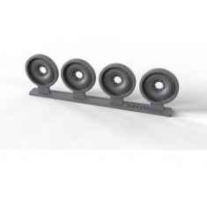 1/35 M113 Family Spare Aluminium Wheels with Rivets (4pcs)