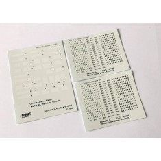 Decals for 1/35 German Wehrmacht License Plates without Frames