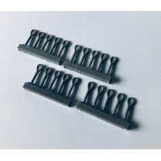 1/35 German Panther/Tiger/Kingtiger Family Tow Cable Ends
