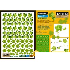 1/16 Vine Leaves for All Season (3 sheets)