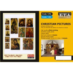 1/35, 1/24, 1/16 WWII & Historical Periods Christian Pictures Vol.1 (2 sheets)