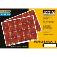 1/6 WWII/Modern Marble & Granite Vol.1 (2 sheets)