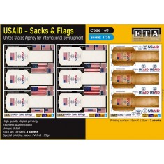 1/35 Modern USAID Sacks and Flags (3 sheets)