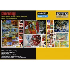1/35 Chernobyl Poster in High School in Pripyat (2 sheets)