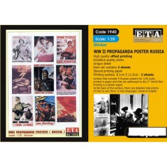 1/35 WWII Propaganda Posters (Russia) - Sticker (2 sheets)