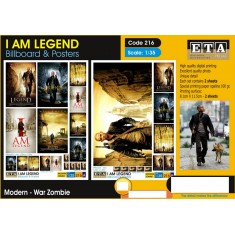 1/35 I Am Legend - Billboards, Posters & Street Ads (2 sheets)