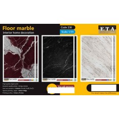 1/35 Modern Floor Marble Interior Home Decoration (6 sheets)