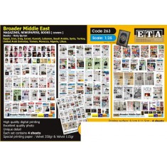 1/35 Modern Broader Middle East Newspappers & Magazines (4 sheets)