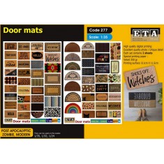1/35 1/24 1/32 Door Mats (2 sheets)