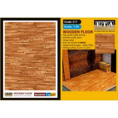 1/35 Modern Wooden Floor (3 sheets)