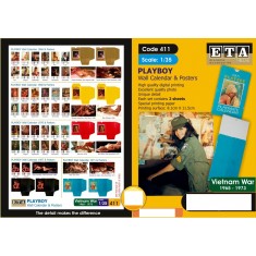 1/35 Playboy Wall Calendar & Posters (2 sheets)
