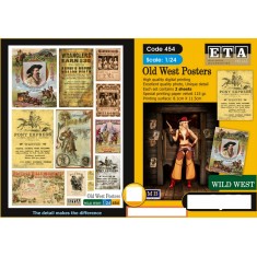 1/24 Old West Posters Vol.2 (2 sheets)