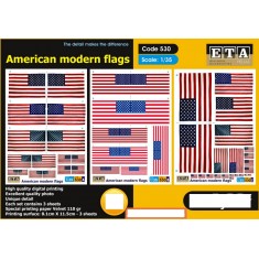 1/35 Modern US Flags (3 sheets)