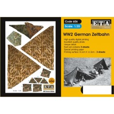 1/35 WWII German Zeltbahn Vol.2 (3 sheets)