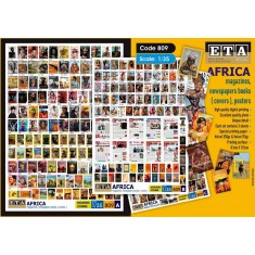 1/35 1/32 African Magazines, Newsletter/Books Covers, Posters (3 sheets)