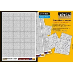 1/35 1/32 WWII Floor Tiles - Mosaic for All Season (3 sheets)
