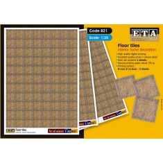 1/35 1/32 Floor Tiles for all season (3 sheets)