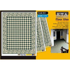 1/16 Floor Tiles for All Season #831 (3 sheets)