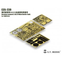1/35 German Leopard 2 A5/6 Main Battle Tank Detail-up Set for Tamiya kits