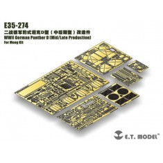 1/35 WWII German Panther D Mid/Late Detail Parts for Meng Models
