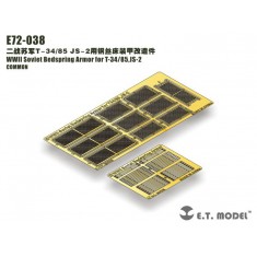 1/72 WWII Soviet T-34/85, JS-2 Bedspring Armour