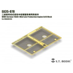 1/35 WWII German Tiger I Mid/Late Production Engine Grill Mesh set for Dragon kit
