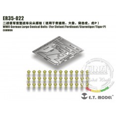 1/35 WWII German Large Conical Bolts (for Elefant/Ferdinand/Sturmtiger/Tiger P)