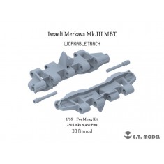 1/35 Israeli Merkava Mk.III MBT Workable Track for Meng kits