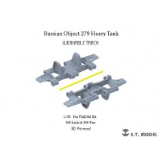 1/35 Russian Object279 Heavy Tank Workable Track (3D Printed) for Takom kits