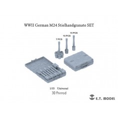 1/35 WWII German M24 Stielhandgranate Set (3D Printed)