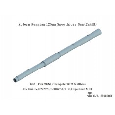 1/35 Russian T-64BV/72AV/80BV/U/90 MBT 125mm Smoothbore Gun (2a46M) Barrel