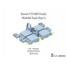 1/35 Russian T-72 MBT Workable Track Type 1