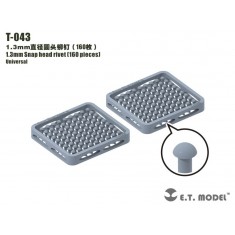 1.3mm Snap head Rivet (160pcs)